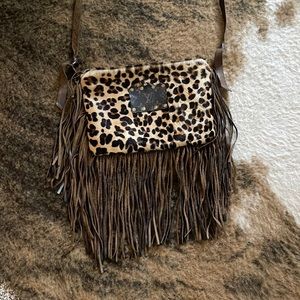 Medium cross body Cheetah LV purse